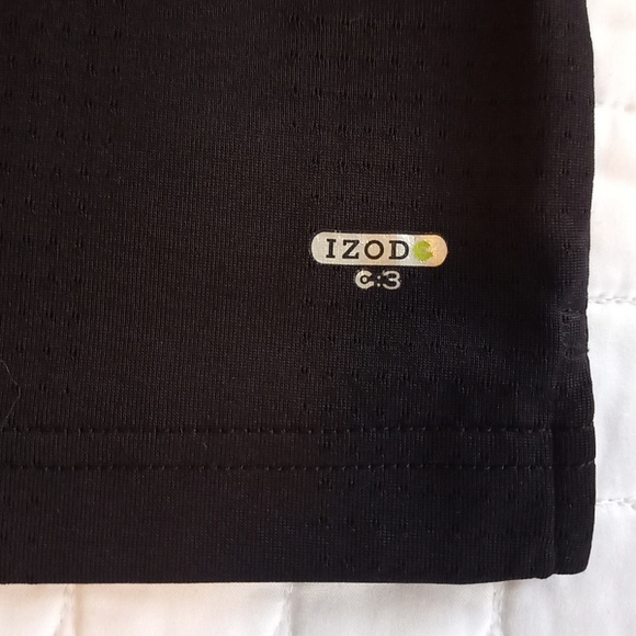 IZOD Sleeveless Black Golf Shirt sz Small Exc Condition - Picture 4 of 6